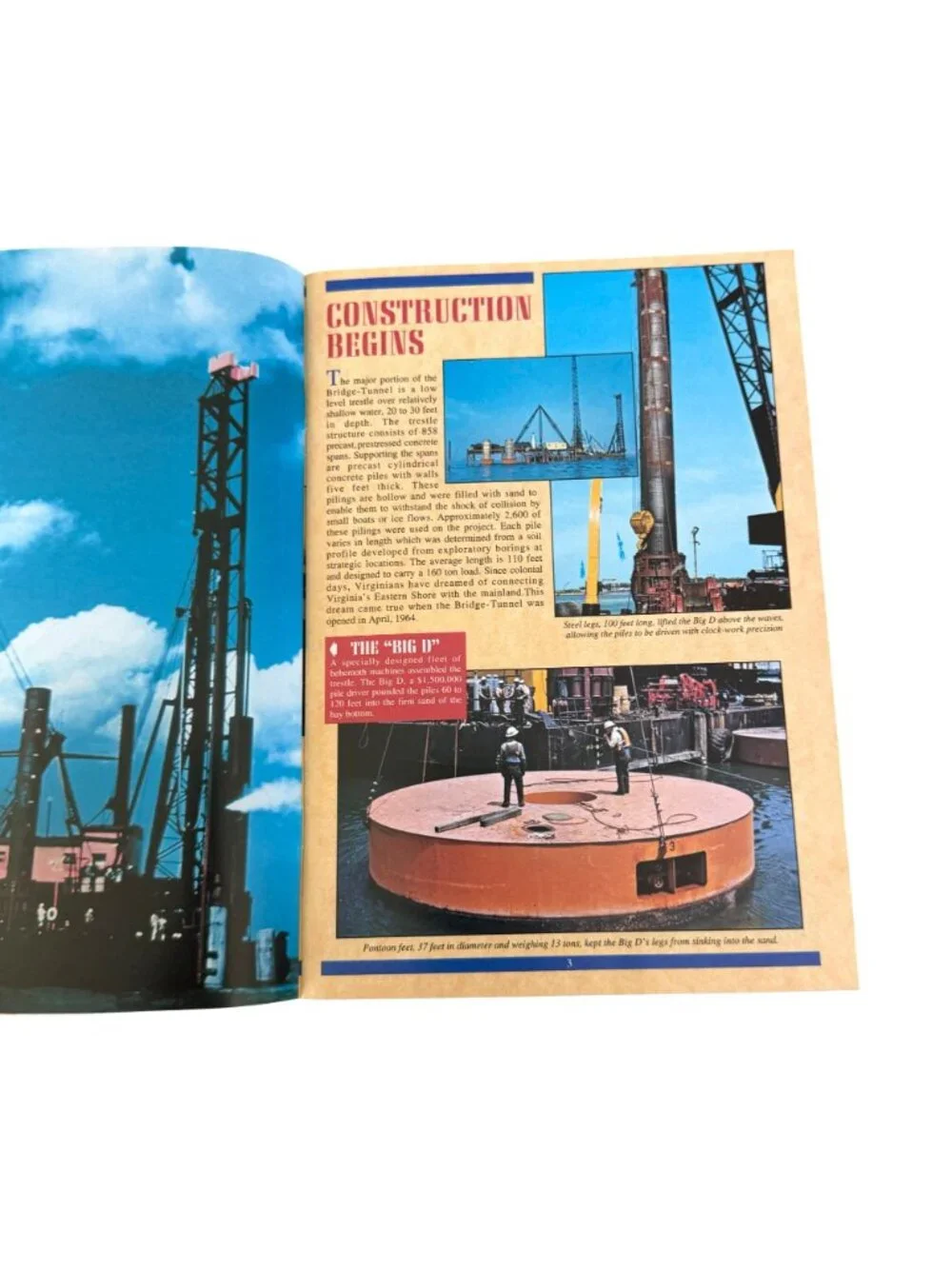 Chesapeake Bay Bridge Tunnel Brochure Americas Coastal Gateway VTG Collectible